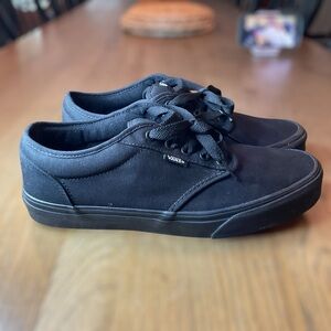 Vans Men's Classic Black Sneakers Size 10.5 EUC